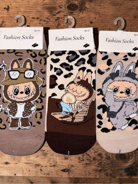 Labubu Ankle Socks (SET of 3)